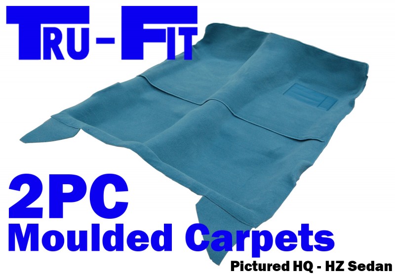Holden Kingswood Premier Monaro HQ HJ HX HZ Sedan \ Coupe 1972 - 1979 2Pc Moulded Carpet
