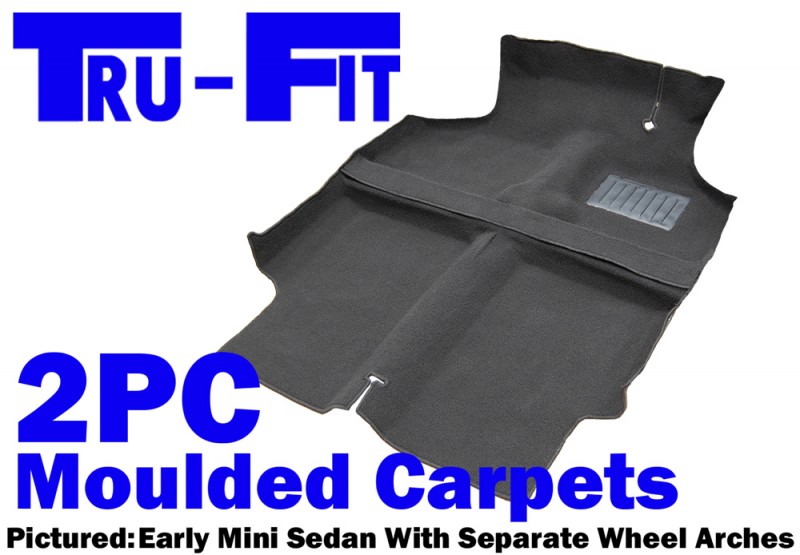 Mini 1959 - 1999 With Separate Wheel Arches 2Pc Moulded Carpet