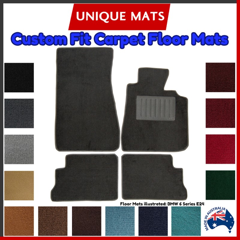 BMW 628 - 635 E24 1977 - 1987 Custom Fit Mats in Carpet - Tru-Fit ...