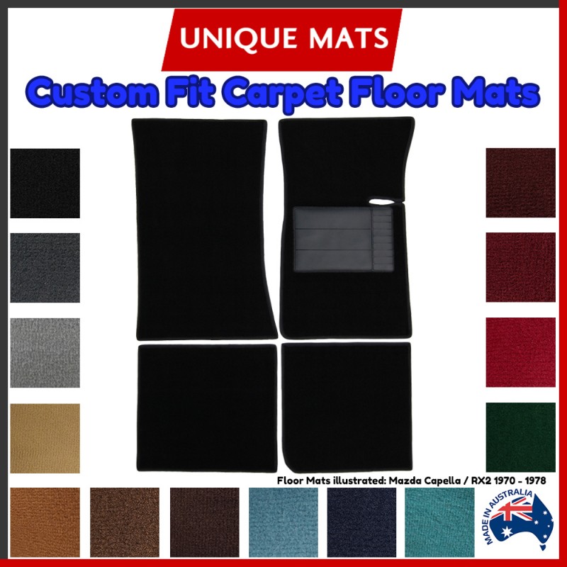 Mazda Capella / RX2 1970 - 1978 Custom Fit Mats in Carpet