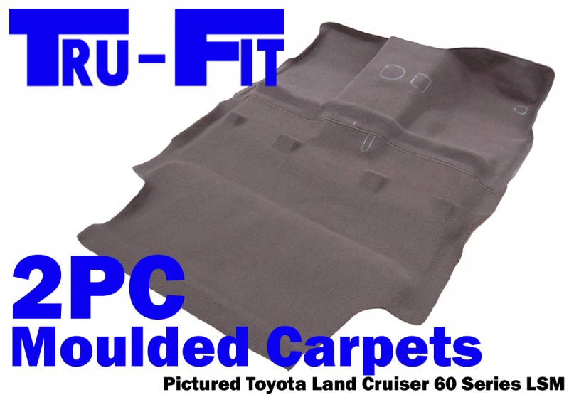 Toyota Land Cruiser 60 / 62 Series LSM 1980 - 1990 2Pc Moulded Carpet