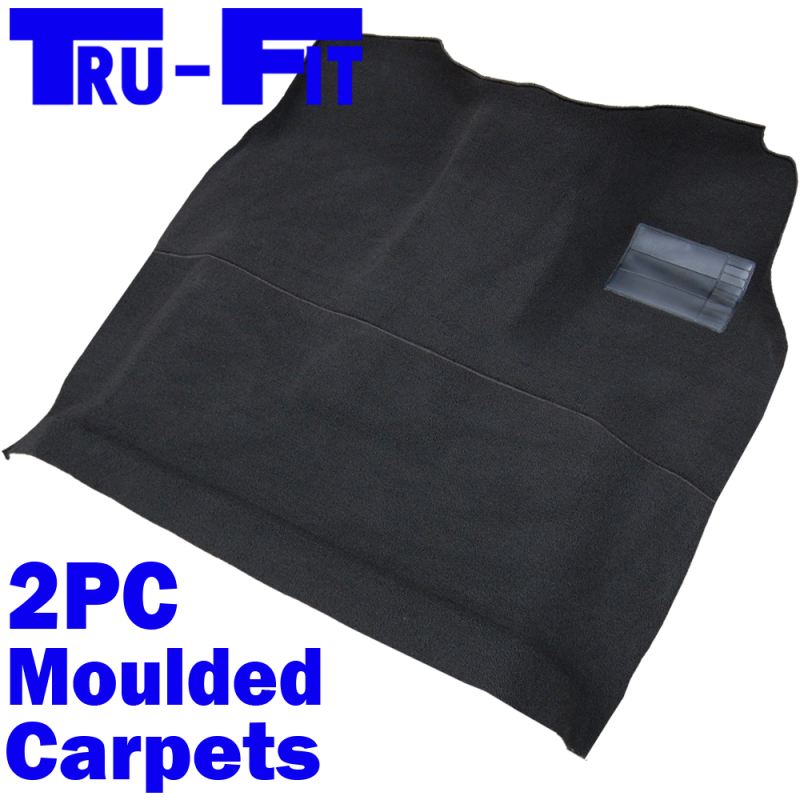 Ford F100 / F250 / F350 Column Auto 1982 - 1998 Single cab 2Pc Moulded Carpet