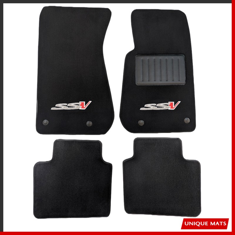 Holden Commodore VF 2013 - 2017 Custom Fit Mats 4Pc with SSV Embroidery