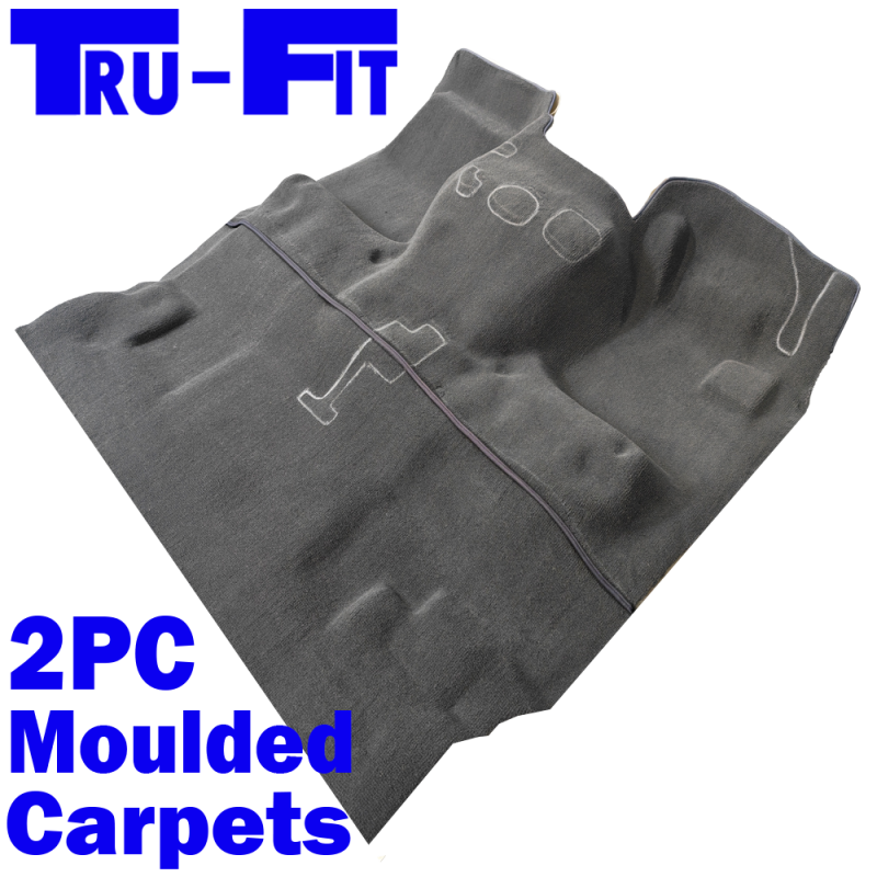 Toyota Land Cruiser 79 Single Cab V8 Updated Model 2017 - Onwards 2Pc Moulded Carpet