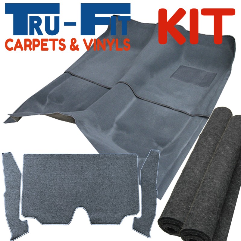 Holden Kingswood Premier HQ HJ HX HZ Ute 1972 - 1979 2Pc Moulded Carpet, Rear wall & Underfelt